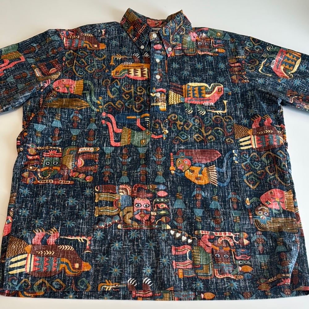Reyn Spooner Men's aloha Multicolor Patterned Shirt